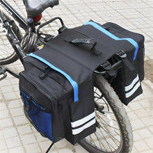 Load image into Gallery viewer, Rear Rack Double Pannier Bike Trunk Bag for MTB and Touring Bicycles
