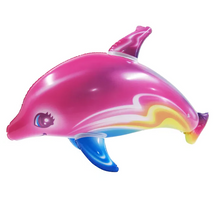 Load image into Gallery viewer, Colorful Inflatable Floating Dolphin
