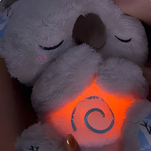 Load image into Gallery viewer, Anxiety Relief Koala Plush Toy with Music, Lights and Rhythmic Breathing Motion
