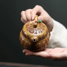 Load image into Gallery viewer, Handmade Yixing Purple Clay Teapot 9oz Traditional Chinese Zisha Tea Infuser
