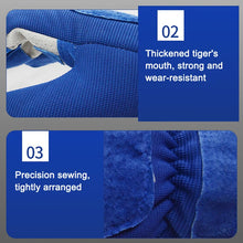 Load image into Gallery viewer, Genuine Cowhide Long Gauntlet Gardening Gloves
