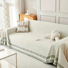 Load image into Gallery viewer, Serene Oasis Couch Cover, Pet-Friendly Stain-Resistant Chenille Cotton

