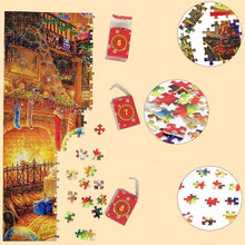 Load image into Gallery viewer, Christmas Puzzle Advent Calendar with 1008 Pieces in 24 Reusable Boxes and a Poster
