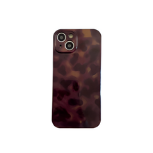 Load image into Gallery viewer, Luxury Amber Retro Brown Glossy Phone Case
