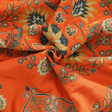 Load image into Gallery viewer, Marigold Reversible Cotton Throw Blanket
