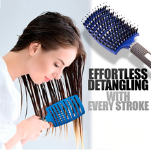 Load image into Gallery viewer, Flexible Hair Brush for Wet and Dry Detangling, All Hair Types
