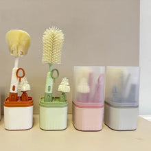 Load image into Gallery viewer, Silicone Portable Infant Bottle Cleaner Set
