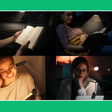 Load image into Gallery viewer, USB Rechargeable Clip Reading Lamp with Soft Light and Memory Function

