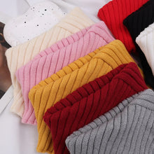 Load image into Gallery viewer, Cozy Ribbed Knitted Scarf Collar Neck Warmer
