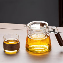 Load image into Gallery viewer, Elegant 20 oz Glass Teapot and Teacup Set for Home Tea and Coffee
