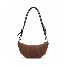 Load image into Gallery viewer, Croissant Chic Crossbody Bag with Modern Crescent Silhouette
