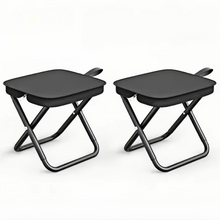Load image into Gallery viewer, Portable Folding Camping Stool with Adjustable Zippers and Metal Frame
