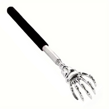 Load image into Gallery viewer, Stainless Steel Telescoping Back Scratcher and Massager for People and Pets
