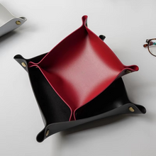 Load image into Gallery viewer, Nordic Style Leather Storage Tray and Desktop Organizer
