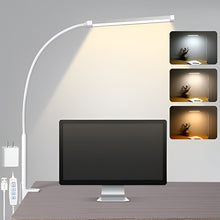 Load image into Gallery viewer, LED Desk Lamp With Clamp, Flexible Gooseneck And 3 Light Modes
