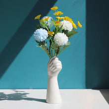 Load image into Gallery viewer, Nordic Style Golden Hand Ceramic Vase - Modern Decorative Centerpiece for Home &amp; Office
