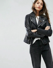 Load image into Gallery viewer, Leather Biker Jacket
