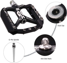 Load image into Gallery viewer, Lightweight Flat Bike Pedals Aluminum Alloy Anti-Slip
