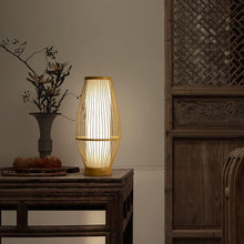 Load image into Gallery viewer, Zen-Inspired Bamboo Table Lamp for Bedroom and Living Room
