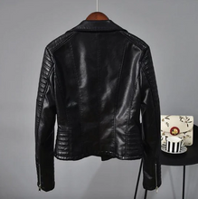 Load image into Gallery viewer, Leather Biker Jacket
