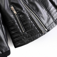 Load image into Gallery viewer, Leather Biker Jacket
