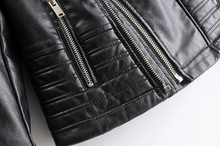 Load image into Gallery viewer, Leather Biker Jacket
