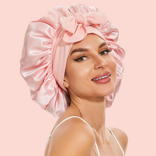 Load image into Gallery viewer, All-Night Silk Bonnet - Stays On All Night Guaranteed
