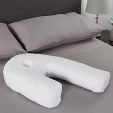 Load image into Gallery viewer, Orthopedic Side Sleeper Pillow With Ear Hole
