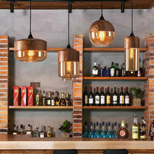 Load image into Gallery viewer, Arven Scandinavian Pendant Lamp, Glass and Metal Design
