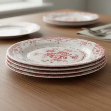 Load image into Gallery viewer, Retro Nordic Ceramic Flower Pattern Dinner Plate Set
