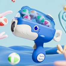 Load image into Gallery viewer, Whale Sticky Ball Throw Toy Set for Kids Soft Ball Launcher and Dart Target Game
