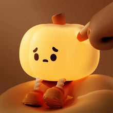 Load image into Gallery viewer, Cute Halloween Pumpkin and Lighted Ghost Night Light
