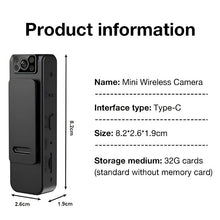 Load image into Gallery viewer, Mini Body Worn Camera With Audio
