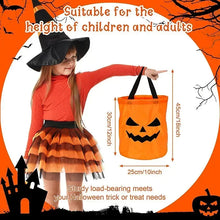 Load image into Gallery viewer, Halloween Treat Bag LED Pumpkin Candy Bucket
