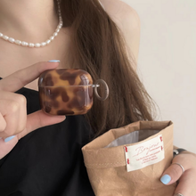 Load image into Gallery viewer, Leopard Amber Tortoiseshell Protective Case for AirPods
