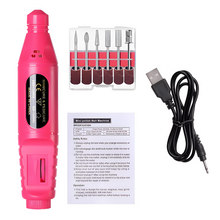 Load image into Gallery viewer, 6-in-1 Electric Nail Drill Kit with Portable Manicure and Polishing Tools
