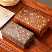 Load image into Gallery viewer, Retro Solid Wood Jewelry Storage Box Organizer
