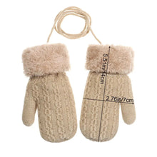 Load image into Gallery viewer, Kids Knit Mittens Winter Wear
