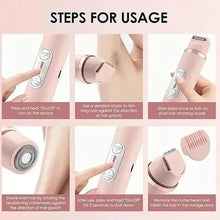 Load image into Gallery viewer, Dual Head Electric Shaver for Women with Trimmer

