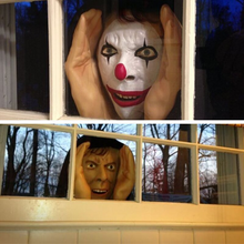 Load image into Gallery viewer, Creepy Window Peeker Halloween Prop with Suction Cups
