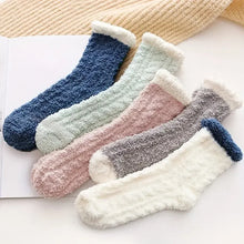 Load image into Gallery viewer, Women’s Cozy Coral Fleece Warm Socks
