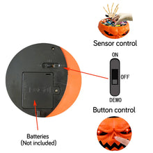 Load image into Gallery viewer, Animated Halloween Candy Bowl with Skeleton Hand
