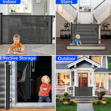 Load image into Gallery viewer, No Drill Retractable Mesh Pet Gate
