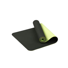 Load image into Gallery viewer, TPE Yoga Mat Non Slip Double Layer Exercise and Pilates Mat with Carry Bag

