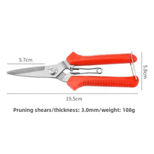 Load image into Gallery viewer, Heavy Duty Steel Pruning Shears for Fruit and Flowers
