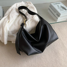 Load image into Gallery viewer, Large Capacity PU Leather College Tote Bag

