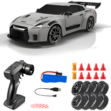 Load image into Gallery viewer, Retro Drift Master – 4WD RC Car with LED Lights
