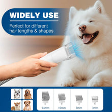 Load image into Gallery viewer, Pet Grooming Vacuum Kit - 5-in-1 Low Noise Pet Hair Remover with 80 oz. Dust Cup
