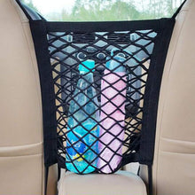 Load image into Gallery viewer, Stretchable Car Seat Divider &amp; Storage Net with Pet Barrier
