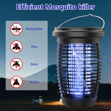 Load image into Gallery viewer, Solar Bug Zapper 2-in-1 Mosquito Killer Lamp – 4500V Indoor &amp; Outdoor Fly Trap
